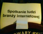 Spotkanie ludzi branży internetowej - logo tymczasowe