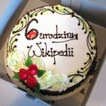 Szóste urodziny polskiej Wikipedii - tort