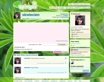 Skwiecien.pinger.pl