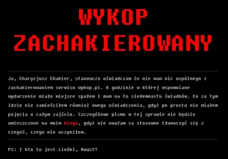 Wykop zachakierowany